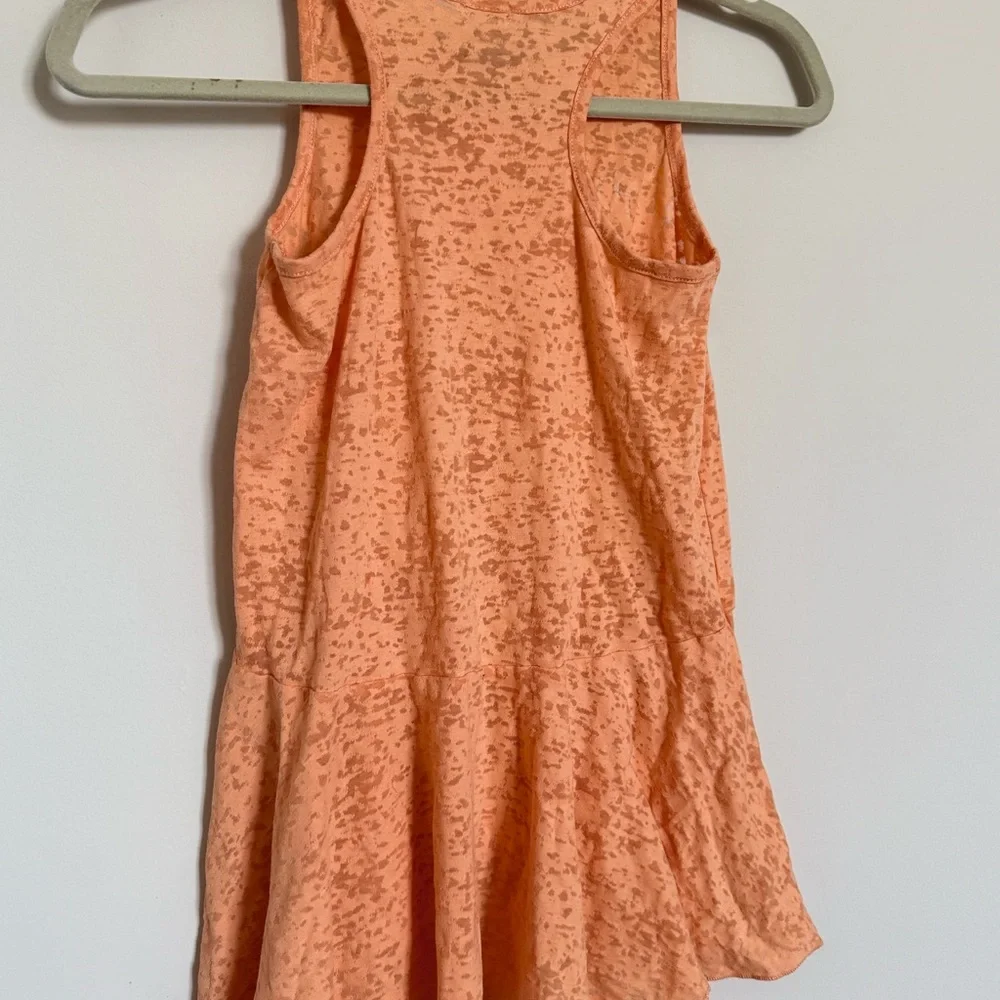 RUUM Girls Size 10 Peach Tropical Tank Dress